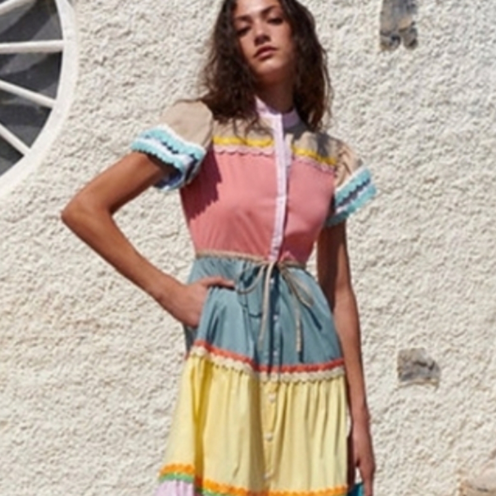 CeliaB Colorblock Midi Dress